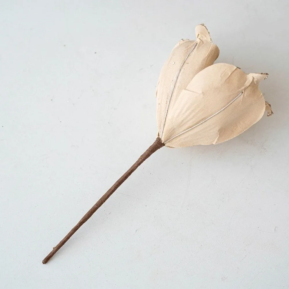 

22cm Artificial Christmas Flower Shiny Beautiful Christmas Poinsettia Realistic Handmade Christmas Tree Wreath Home Decor