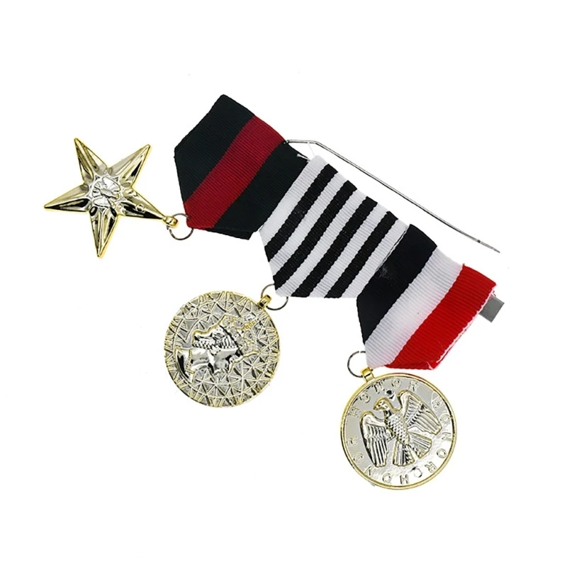 Militarys Medals Brooch Pins Militarys Badge Brooch Pin Theme Party Cosplay Costume