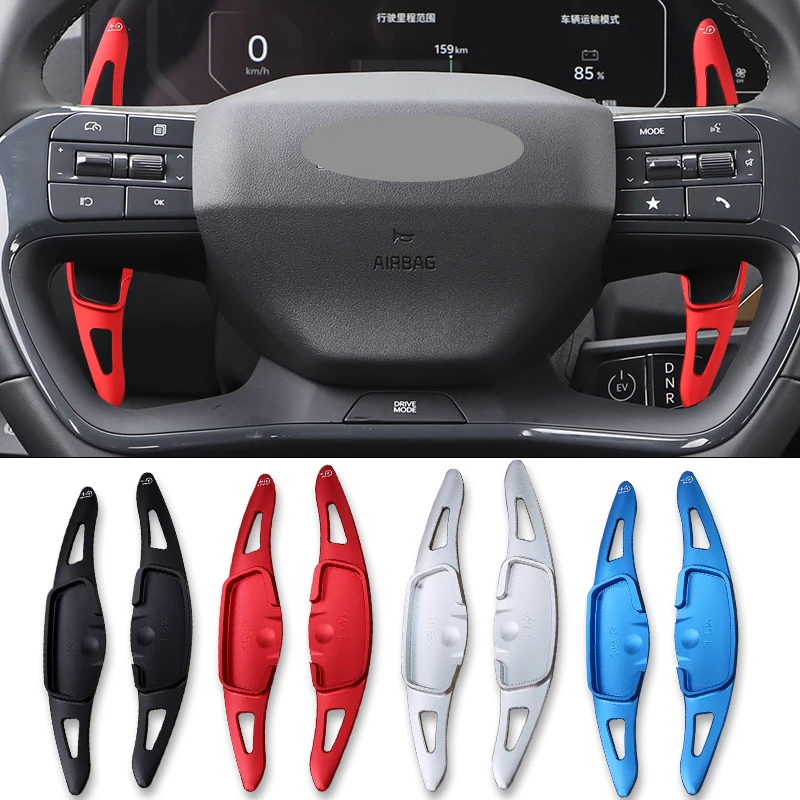 

Aluminum Shift Paddle For Kia EV6 2025 2026 EV5 EV3 EV4 Car Steering Wheel DSG Paddles Shifter Extension Stickers Accessories