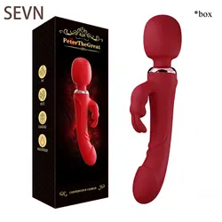 Double Head Powerful Vibrator for Women 30 Speed Clit Stimulator G Spot Vagina Massager Female Masturbator Sex Toys for Adult 18