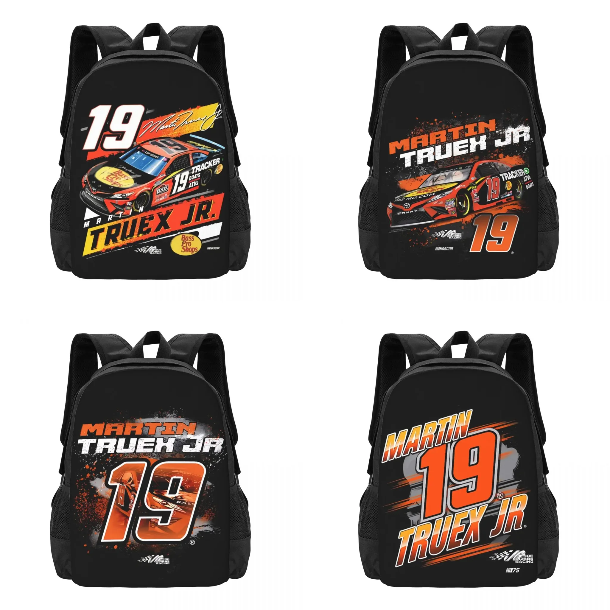 

Martin Truex Jr 19 Travel Laptop Backpack, Business College School Computer Bag Gift for Men & Women