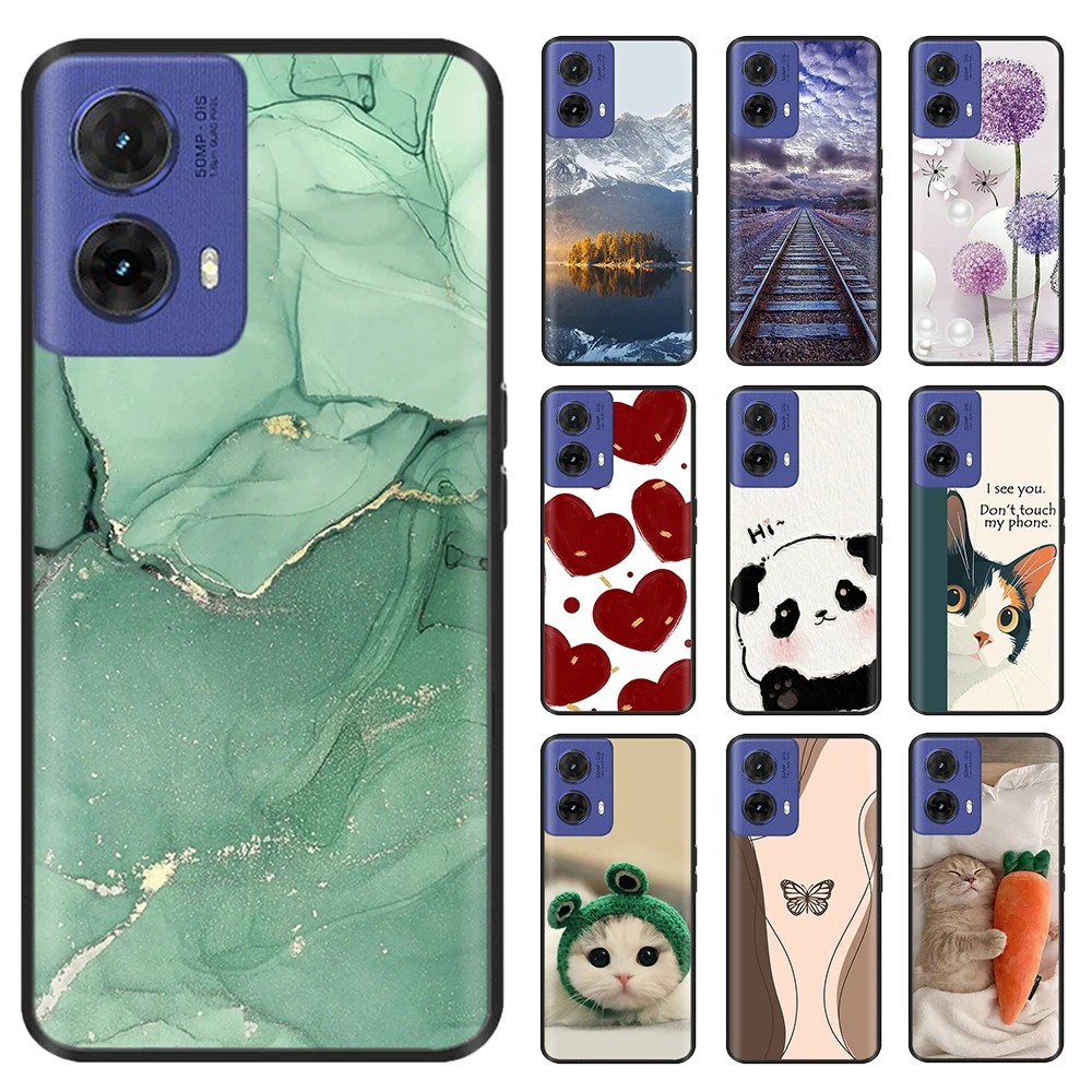 Funda a prueba de golpes para Motorola Moto G85 Funda suave de silicona TPU Funda trasera de teléfono para Moto G85 5G Fundas MOTOG85 G 85 5G Funda Coque
