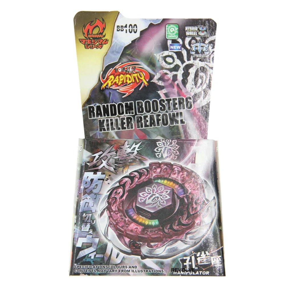 B-X TOUPIE BURST BEYBLADE SPINNING TOP Metal Fusion Evil Tail/Killer Beafowl 4D Metal Masters B100 Dropshipping