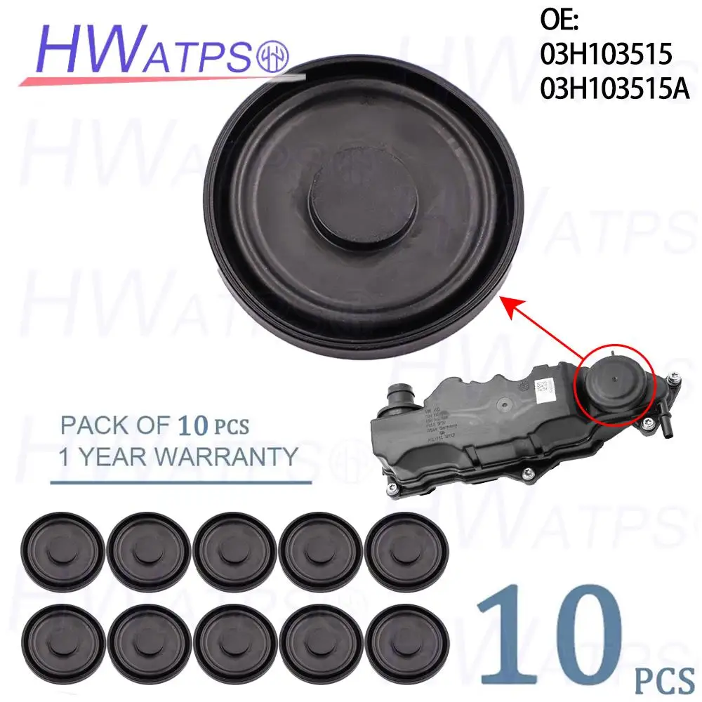 

10PCS 03H103515A 03H103515 Valve Cover Membrane For VW Teramont 2017- 2022 DDKA and DPKA