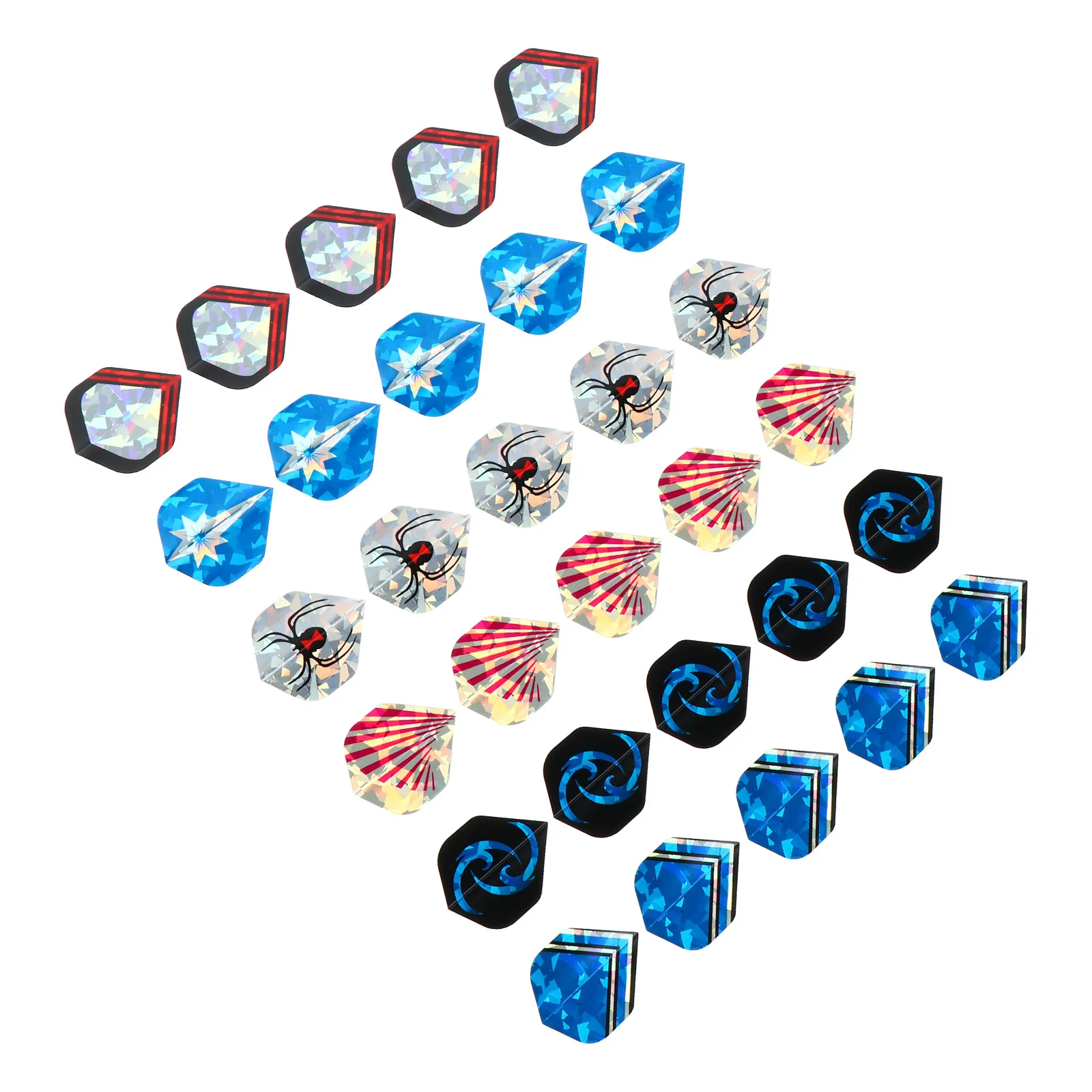 30 Pcs Custom Dart Flights Accessories Outdoor Playset Wing Accessory