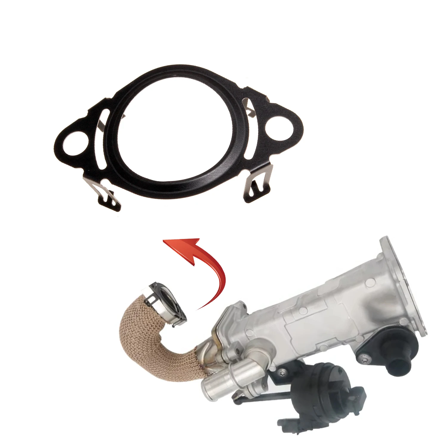 Junta Egr do coletor ao refrigerador para Land Rover Freelander 2 2006 - 2014 Range Rover Evoque 2012 - 2018 Discovery Sport 2015 -