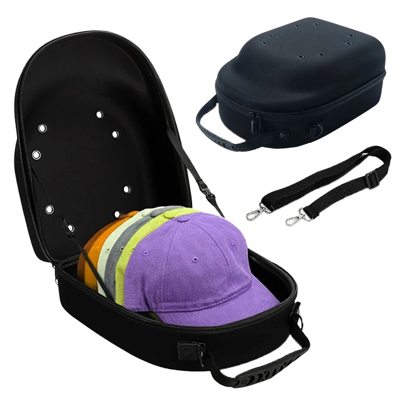 1 قطعة حقيبة سفر تخزين الناقل صندوق عرض حقيبة إيفا قبعة بيسبول حمل حقيبة قبعة بيسبول حقيبة السفر #4