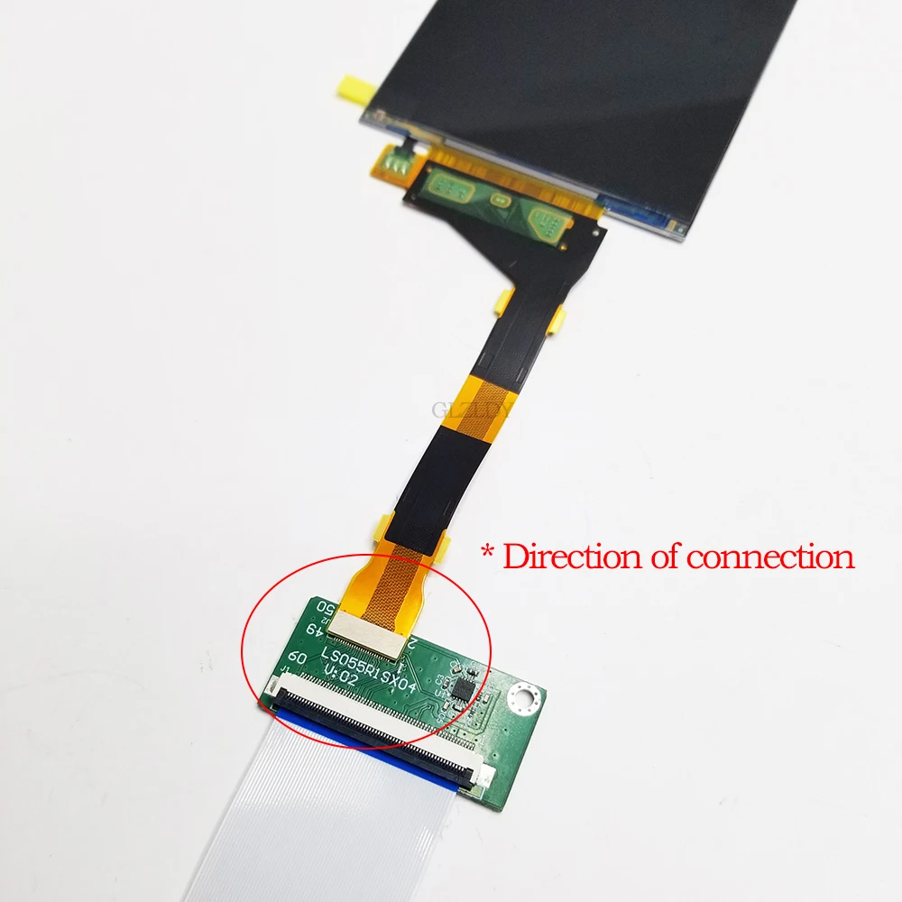 LS055R1SX04 5.5 inch Sharp 2K Screen 1440x2560 MIPI 50Pin LCD HDMI Driver Board HDMI to MIPI For 3D Printer Handheld Device Kit