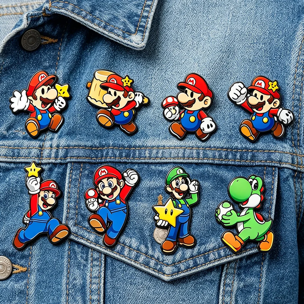 4/8pcs 만화 공룡 에나멜 핀 세트 귀여운 게임 캐 - Esports Gaming Jacket 리뷰 및 가격