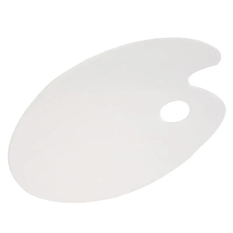2 Pack Clear Acrylic Paint Palette 10 X 6 Inches Art Palette For DIY Art Craft Painting