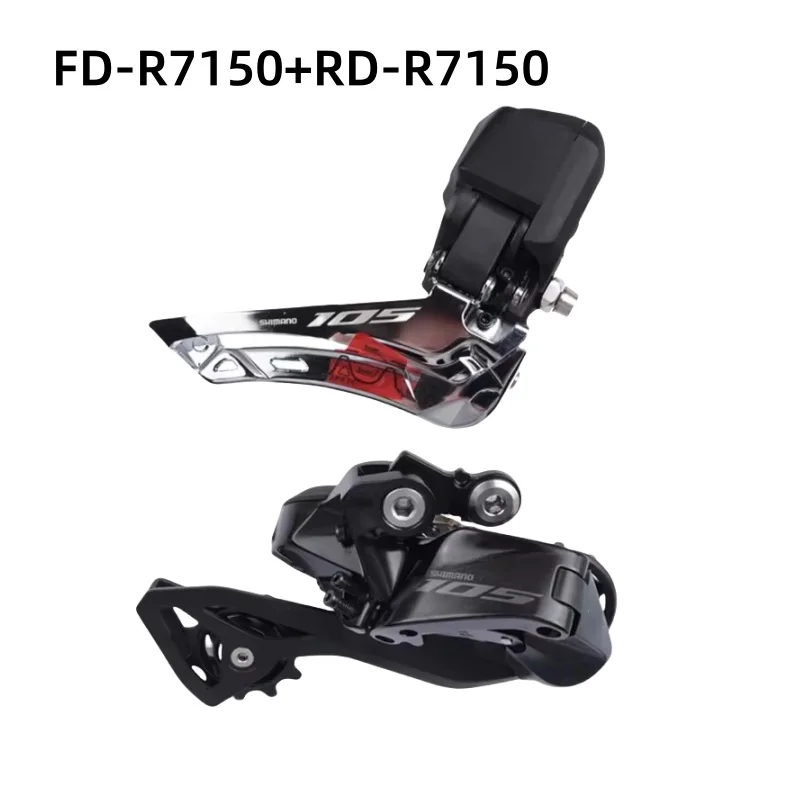 Shimano 105 Di2 Series 12S مجموعة دراجات صغيرة ST-R7170 + BR-R7170 + FD-R7150 + RD-R7150 لدراجة الطريق منتج أصلي