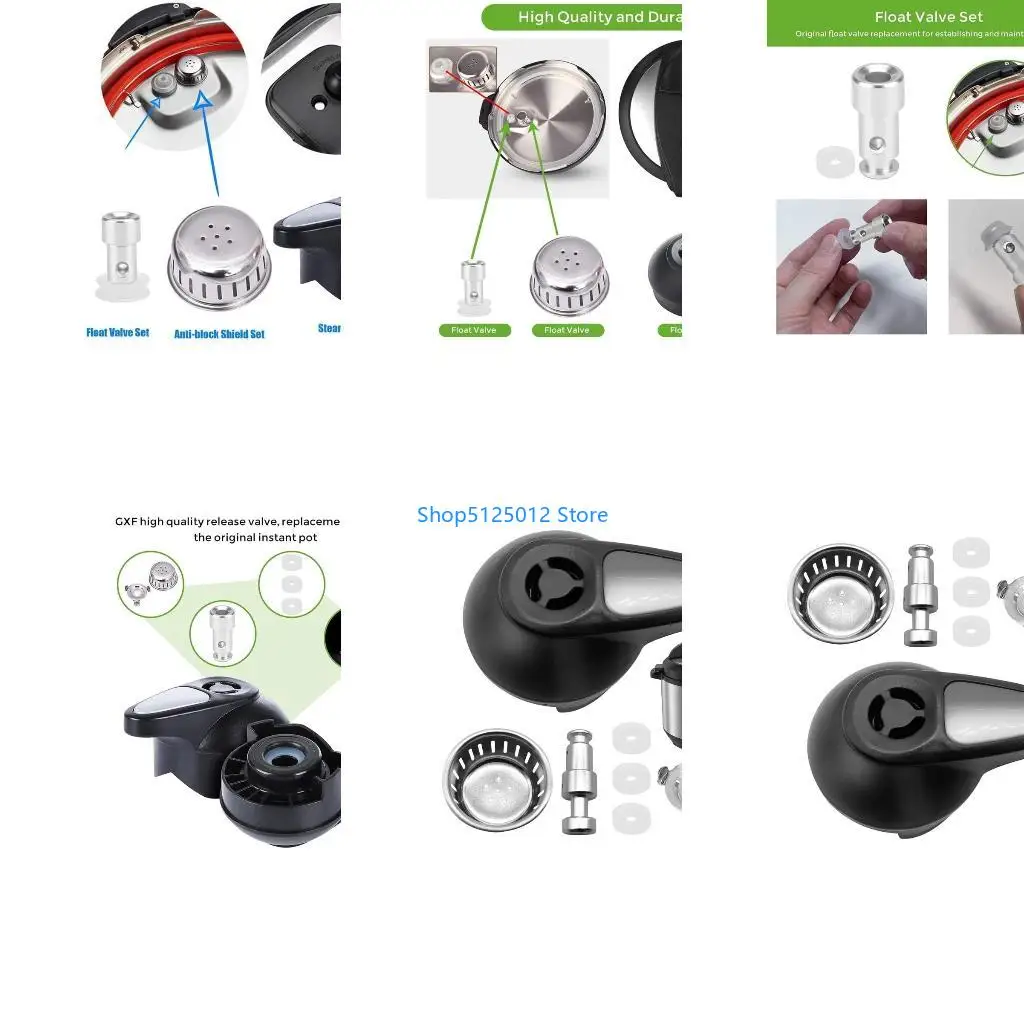 G8TC Float Steam Release Handle Pressure Cooker Valves Replacement Part Accessories