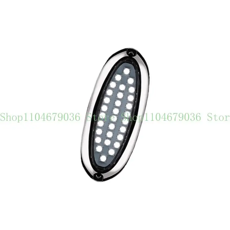 652F 50000 Hour LED Underwater Light for Marine Stainless Steel Body Waterproof Corrosion Resistant Energy Efficient Design