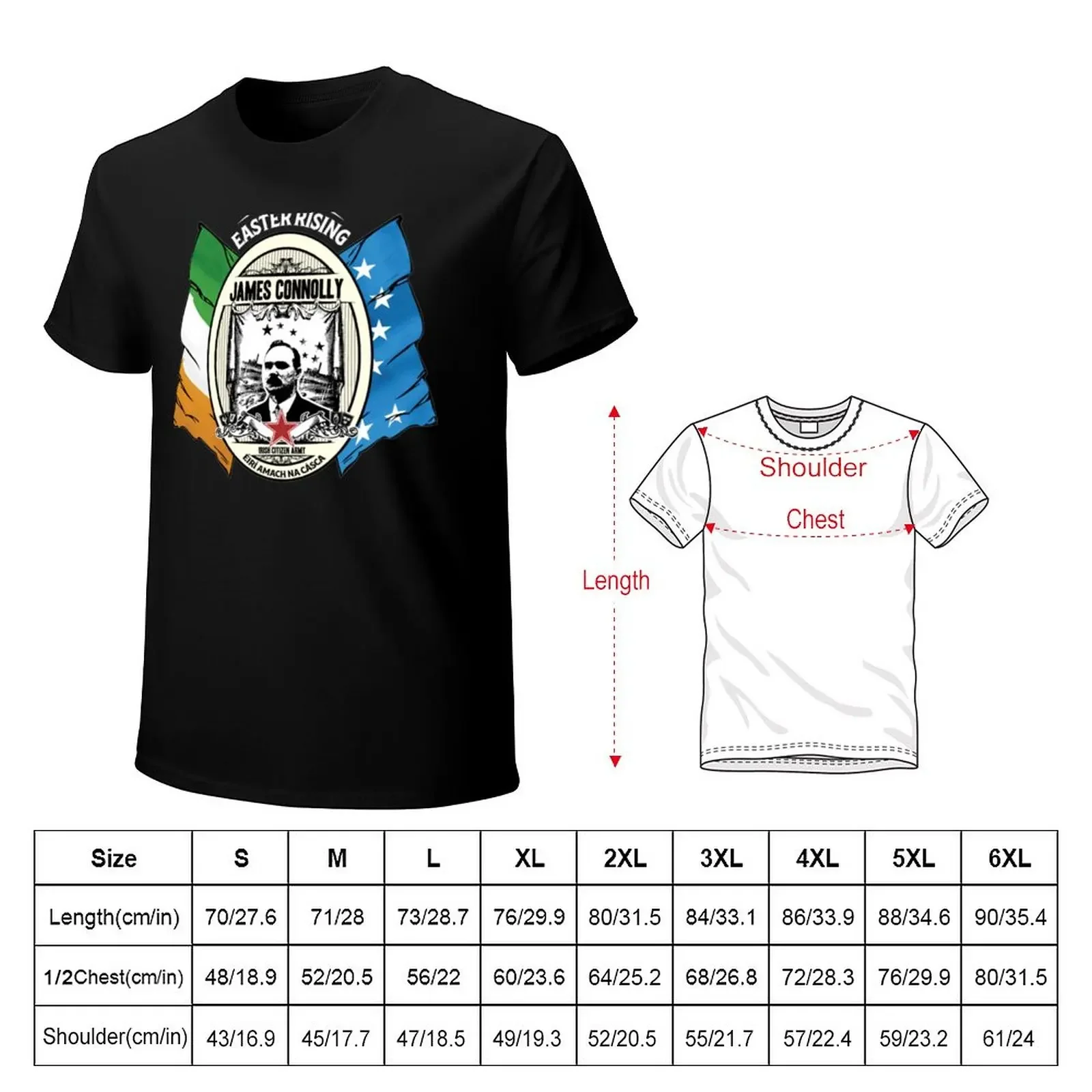 James Connolly - Armée citoyenne irlandaise T-shirt classique T-Shirt kawaii clothes cute clothes heavyweight t shirts for men