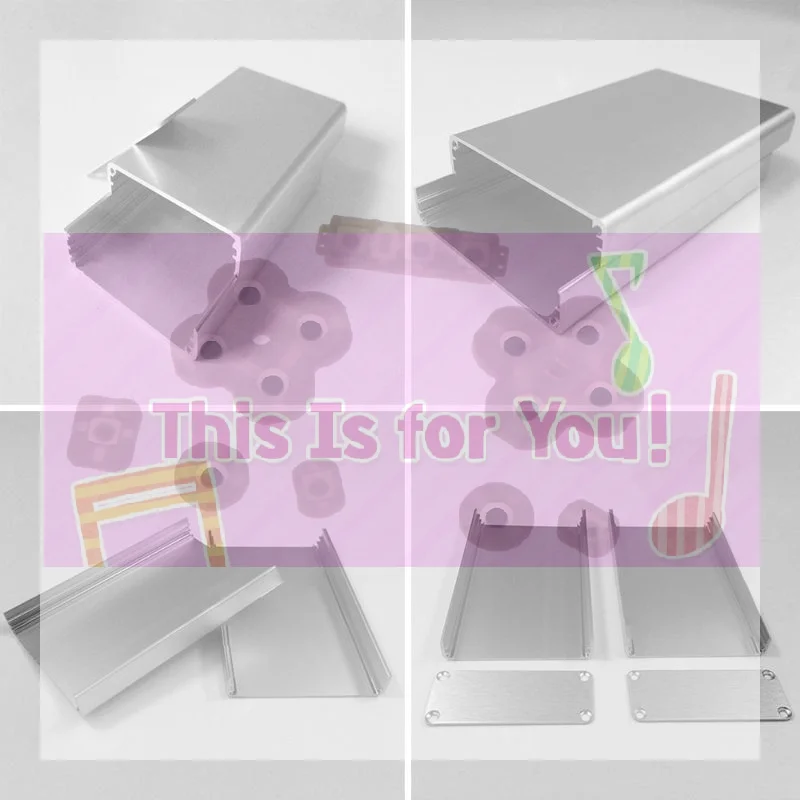 【MA】Aluminum Enclosure Electronic Project Box Split Type Shielding Instrument Case 20x50x80mm For Circuit Power Module