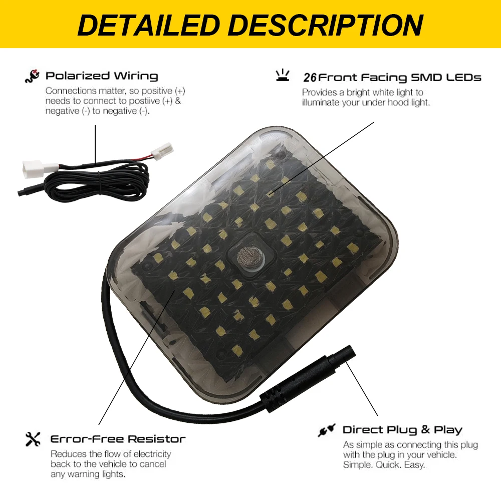 For Honda CRV G6 2023 2024 2025 Camping Light Led Trunk Light Tailgate Lamp Car Interior Refit Suitcase Night