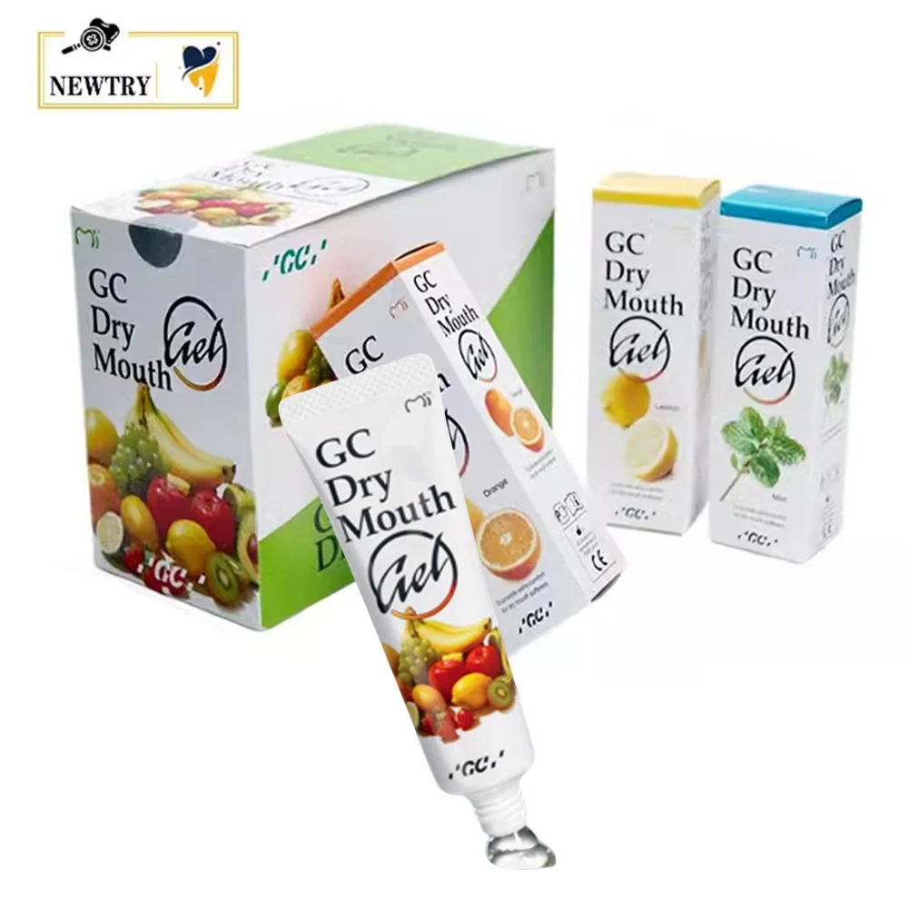 

Original Fuji GC Dry Mouth Gel Oral Care Relief Cream Fruit Orange Lemon Mint Flavor 4 Hours Lasting Relief Saliva Substitute