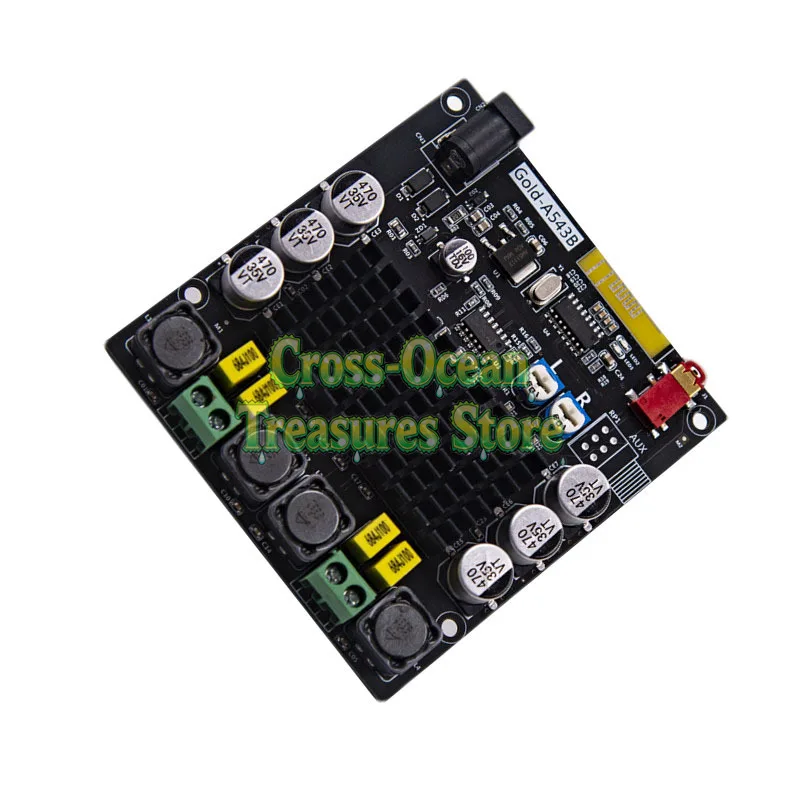 

Модуль усиления звука TPA3116D2, плата цифрового усилителя мощности Bluetooth, двухканальный модуль Bluetooth класса D, Gold-543