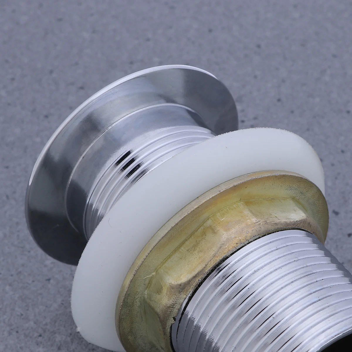 

Flap Downpipe Drainer For Basin Sink Zinc Alloy Waste Plug Smooth Flat Cover Sealed Waterproof Drain Tool Kitchen Bathroom