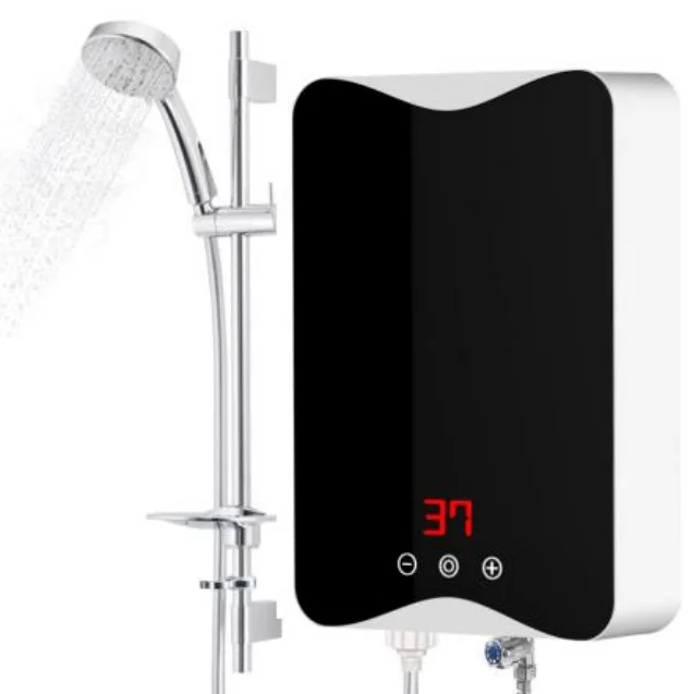 Stainless Steel Wall Mounted Instant Water Heater bathroom Shower set Instant Electric Water Heater Shower Faucet