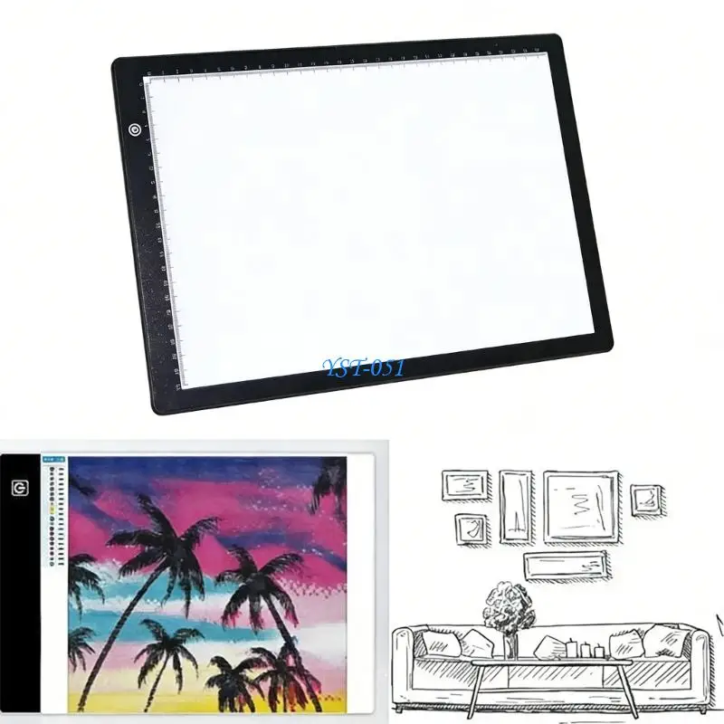 E15A Professional Light Pad With Memory Feature And Warm color selection For Tracing And Design
