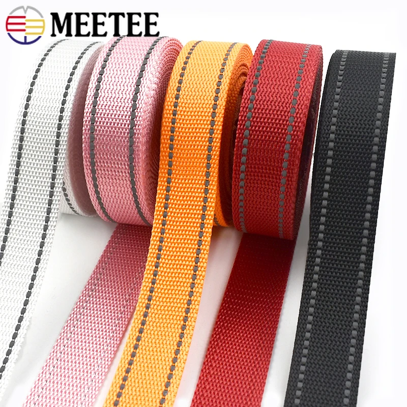 

5Meters 25mm Polyester Webbing Tape Garment Pet Collar Ribbons Band Backpack Strap Belt Clothes Decor Bands DIY Sewing Accessory