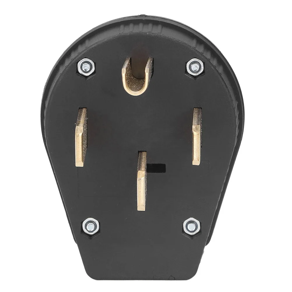 50A For NEMA 14-50P 125 250 Volt Male Built to Industrial Standards for RV Generator and Dryer Power Connections