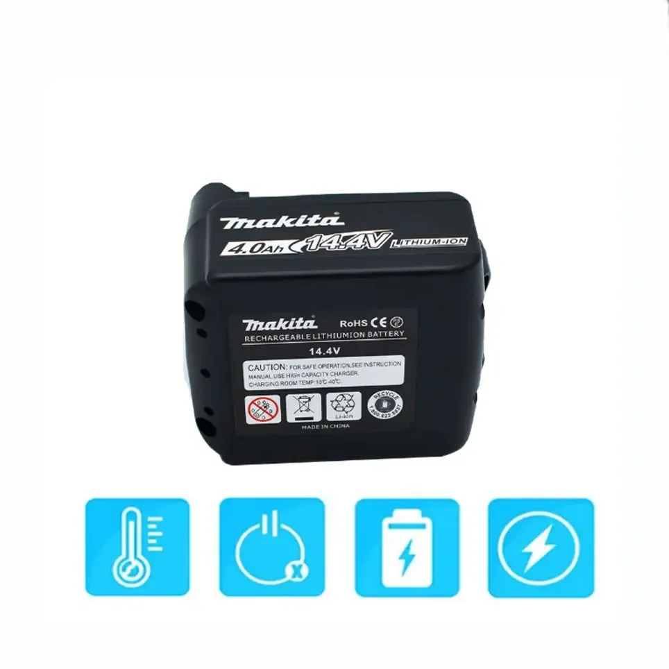 Makita BL1430 BL1415 BL1440 196875-4 194558-0 195444-8 3.0AH 4.0Ah 5.0AH 6.0Ah 14.4V rechargeable battery for LED indicator