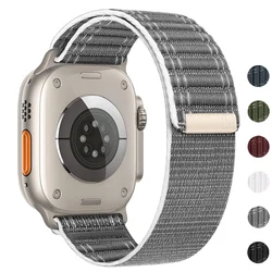 Nylon Strap For Apple Watch Band Ultra 3 49mm 46 45 41 44 42mm 38mm Wave pattern Bracelet For iWatch Series 11 10 9 8 7 6 5 4 3