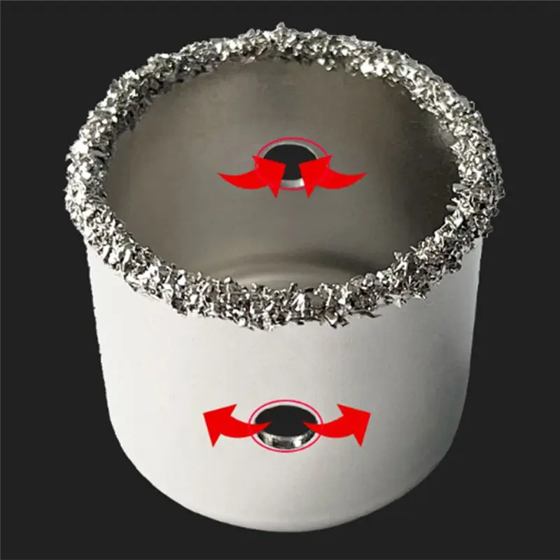 

A23PBG 9Pcs Diamond Coated Drill Bit Set Tile Glass Ceramic Hole Saw Drilling Bits for Power Tools 22Mm-73Mm