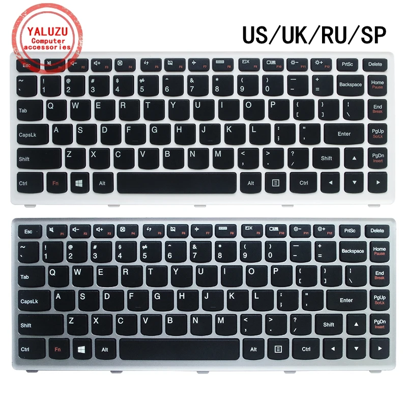 US English/Russian/Spanish NEW Laptop Keyboard For Lenovo U310 U310-ITH U310-IFI