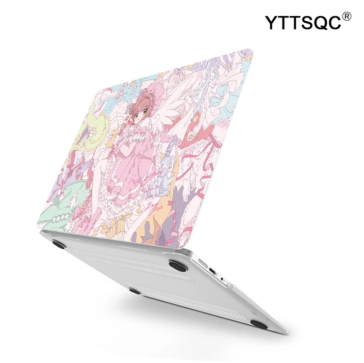 Card Captor Anime SAKURA Case For Apple Macbook Air M2 M1 Pro 13 14 16 Mac Hard Shell Retina A2681 A2337 A2338 A1989 Laptop Case