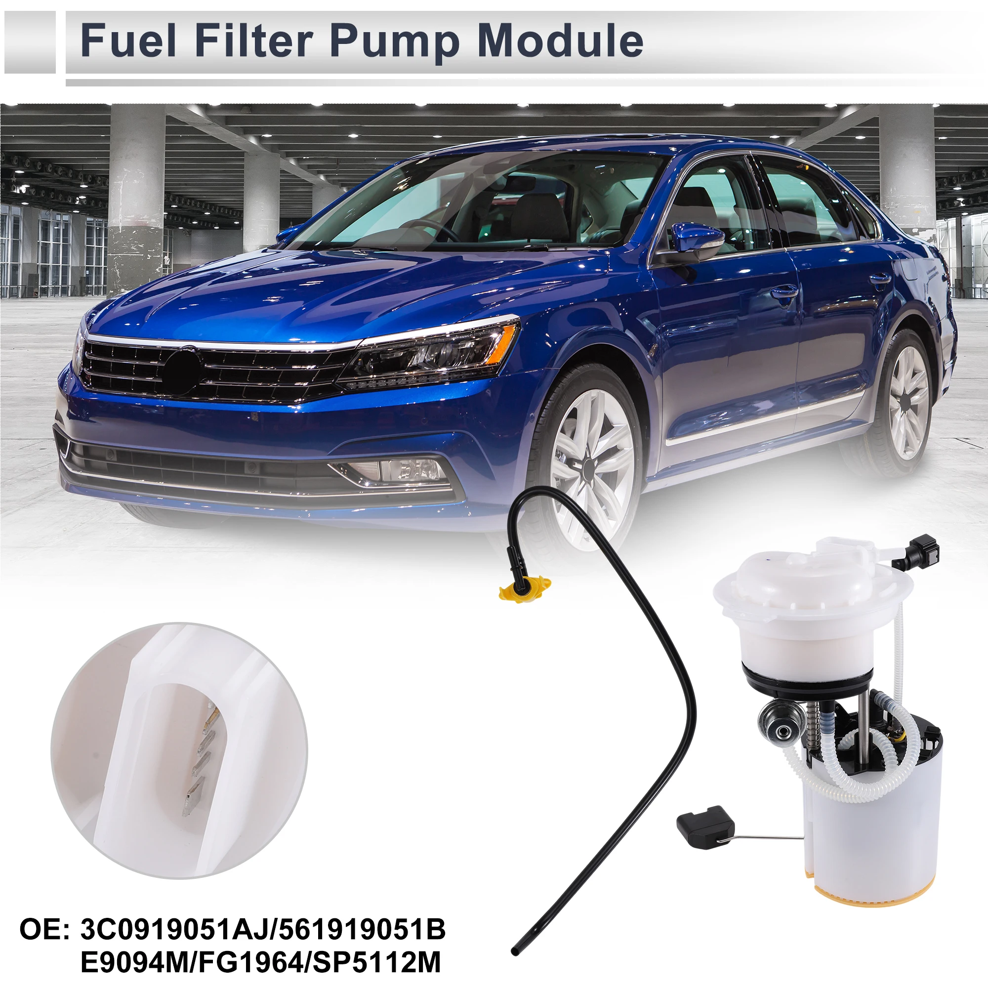 

Топливный насос X Autohaux в сборе для Volkswagen Passat 1.8L A/T R-Line Sedan 16, No 3C0919051AJ