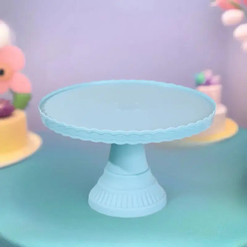 Plastic Cake Stand Display Rack Wedding Decoration Birthday Cake Tray Dessert Cake Tools Desktop Tray For Wedding Birthday