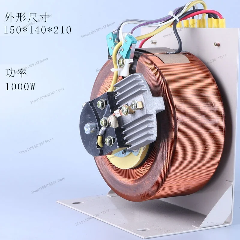For Pure Copper Electric Voltage Regulator TBB-1000W Contact 220V Single-phase AC Autocoupling Voltage Regulator Transformer