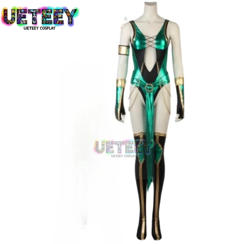 

UETEEY Cos JADE KITANA MILEENA Cosplay Cotume Halloween Christmas Anime Party Custom Size Clothes