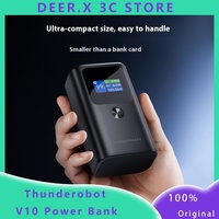 Thunderobot Power Bank V10 10000mAh 55W Fast Charging Portable Charger with TFT Color Screen Flight-Approved for iPhone16/Xiaomi