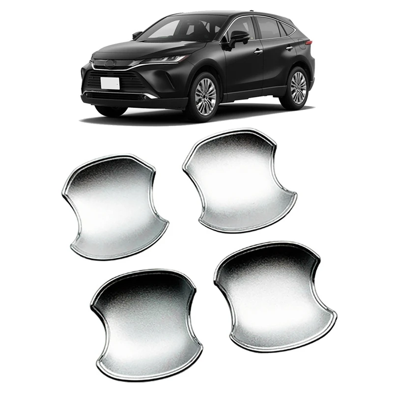 For Toyota Harrier Venza XU80 2020 2021 Door Handle Bowl Cover Cup Cavity Trim Insert Catch Molding Garnish