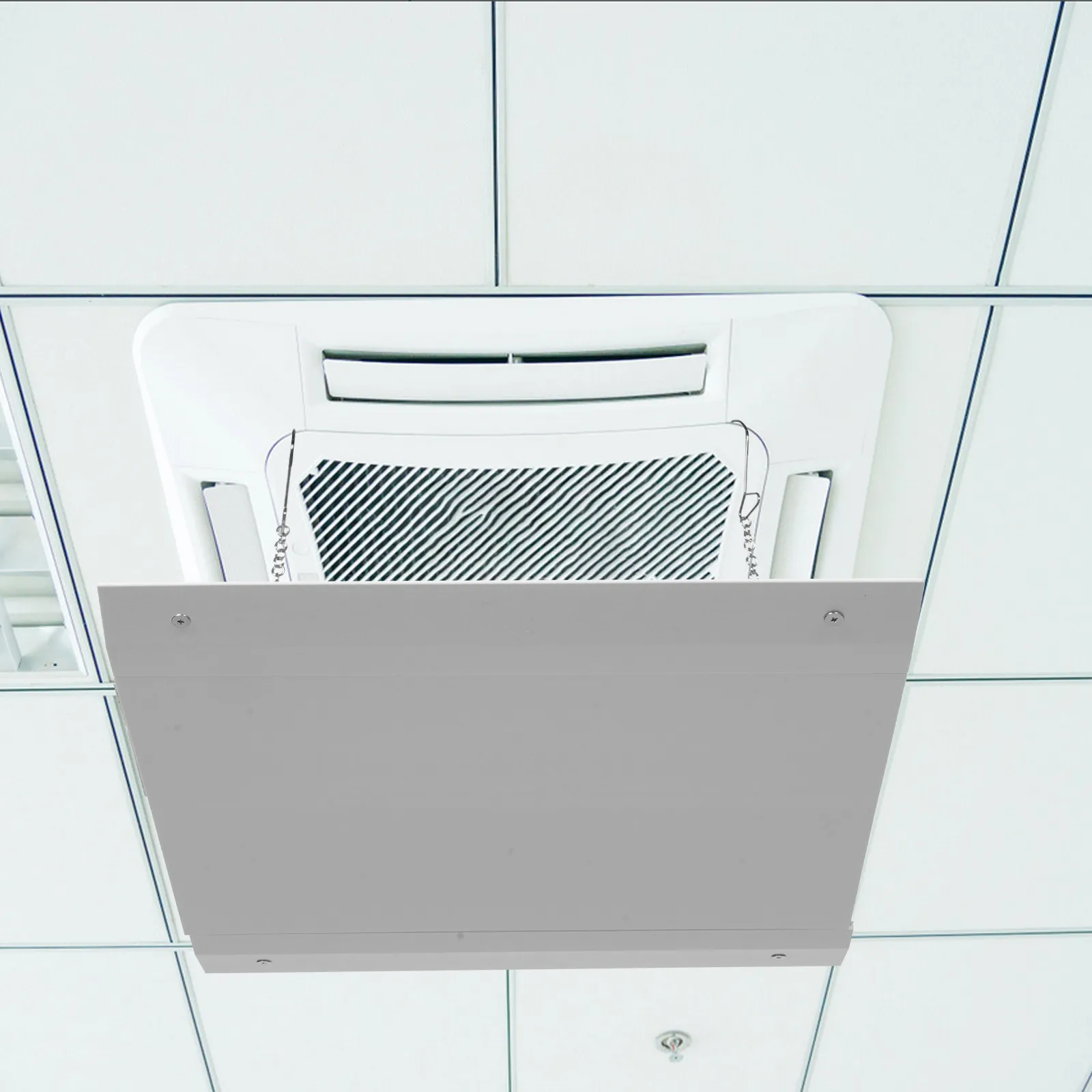 Air Conditioner Deflector Windshield Square Hanging Chain Lightweight Vent Diverter Ceiling Central Air Conditioning Vent Cover