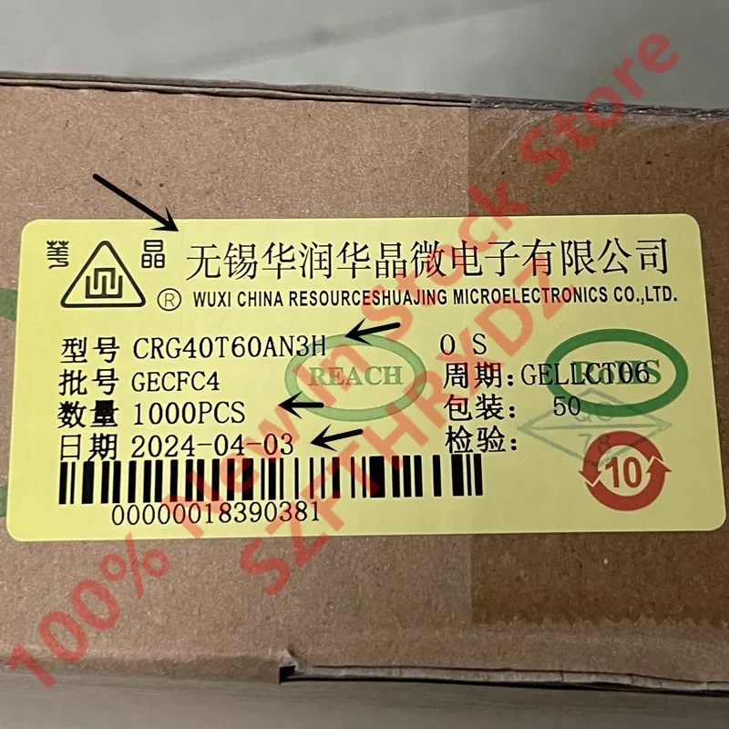 100% NEW ORIGINAL CRG40T60AN3H TO-3P G40T60AN3H TO3P IGBT 40A 600V (Perfect compatibility replaces BT40T60ANFK)