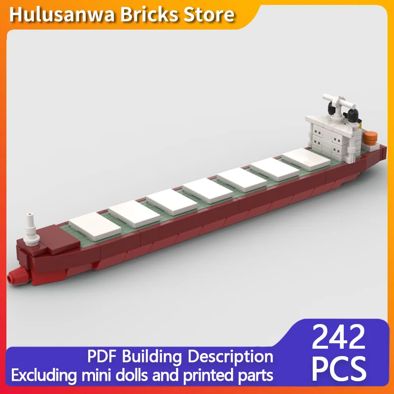 

Heavy-Duty Bulk Carrier Model MOC Building Bricks War Equipment Modular Technology Gifts Holiday Assemble Children Toys Suit
