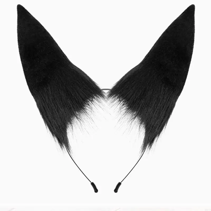 M6CD Tier Ohr Stirnbänder Plüsch Haarband Kostüm Zubehör Mode Haar Ornament Für Charakter Geburtstag Feiern