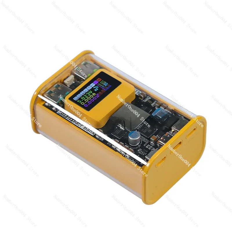 45W Mini Mobile Power Supply Material Kit HD Digital Display Power Bank Loose Parts High Power Full Protocol 21700