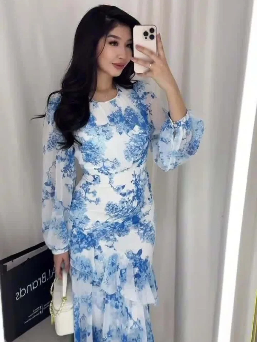 Vestido Eid para mujer Abaya musulmán Ramadán Jalabiya gasa estampado Vestidos de fiesta Dubai vestido largo Marruecos Islam Vestidos Largos 2026