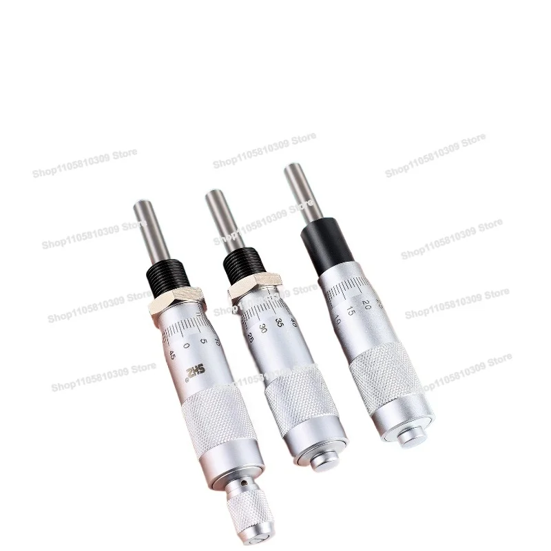 Micrometer Micrometer Head 0-6.5 0-13mm 0-25mm Differential Head with Mounting Nut Micrometer, Round Flat Head