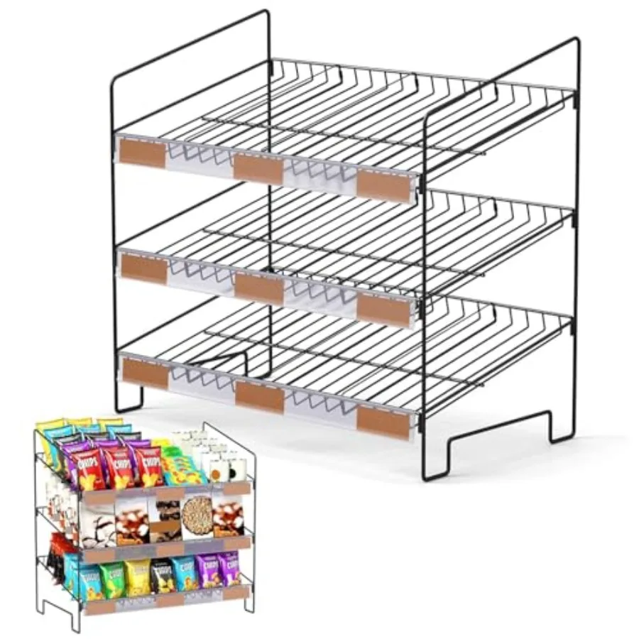 

Стойка для конфет, подставка для закусок, металлический большой органайзер для закусок для столешницы, кухонные магазины, поставщики закусок, грузовики, концессия S