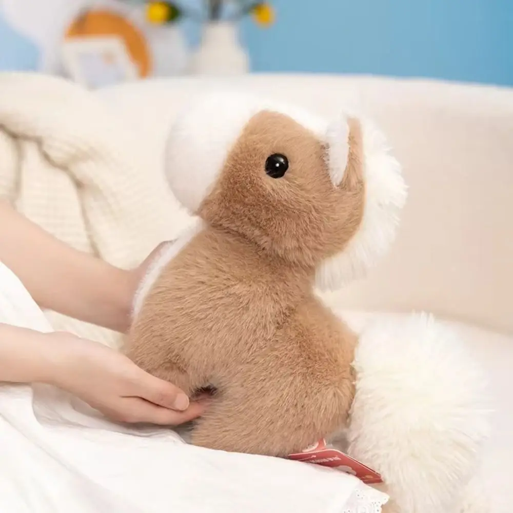 Simulazione in piedi Pony Peluche Simulazione Animale a pelo lungo Cavallo Peluche Bambola Simpatico cavallo morbido Peluche Regali di Pasqua