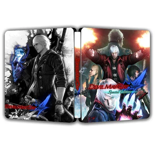 Devil May Cry 4 DMC4 Edición Especial Steelcase FantasyBox (Solo caja, sin CD)