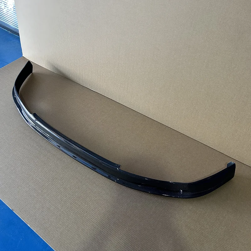 For Honda Civic EG 92-95 Carbon Fiber Front Lip MU Style Tuning Bumper Splitter Lip Fiberglass Cover Kit Under Spoiler Part Trim
