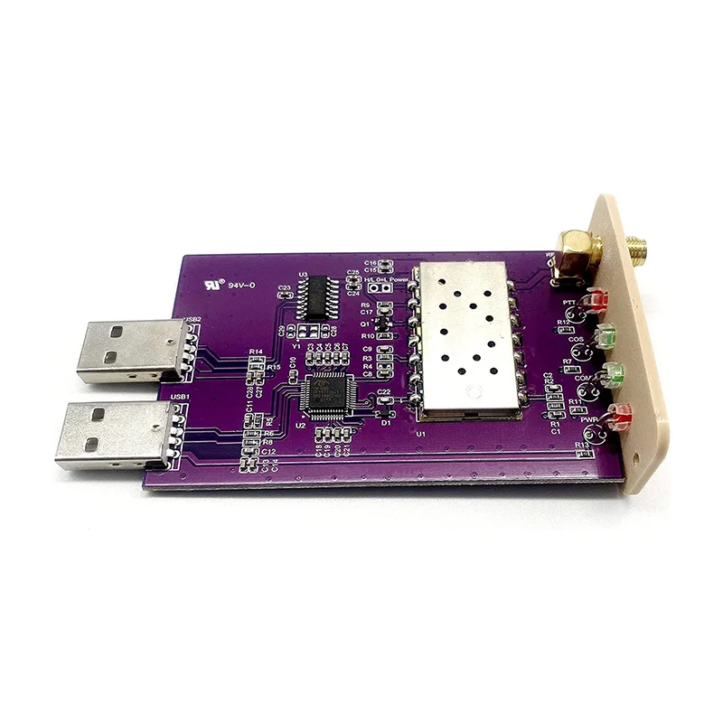 AURSINC Shari PiHat - واجهة راديو محمولة SA818 Ham Allstar Raspberry Pi Hosted Allstar Node، متوافقة مع Raspberry Pi